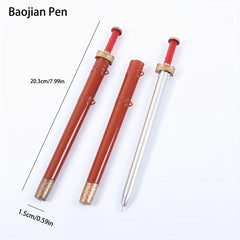 Vintage Chinese Sword Gel Pen School Office Supplies