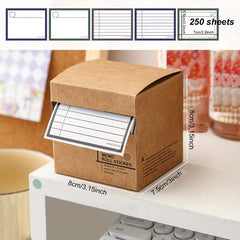 Sticky Memo Note 3 Styles Student Note Marking Writing Memo Pad