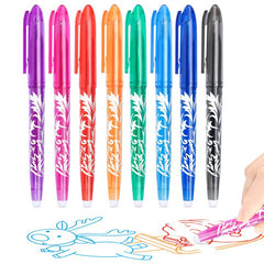 8pcs Erasable Rollerball Pen 0.5mm - Erasable Ink - Ballpoint Pen