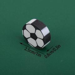 4pcs Football Eraser Pencil For School Office Writing