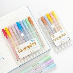 12 Piece 0.5mm Jelly Marker Pen Set for Students & Office Use