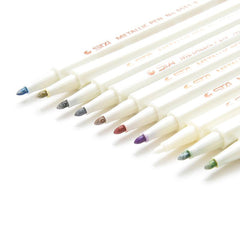 10pcs Metallic Marker Pen DIY Scrapbooking Crafts Marker