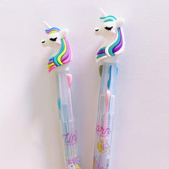 2pcs Magical Unicorn Ballpoint Pens - Perfect School & Office Gift