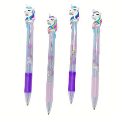 2pcs Magical Unicorn Ballpoint Pens - Perfect School & Office Gift
