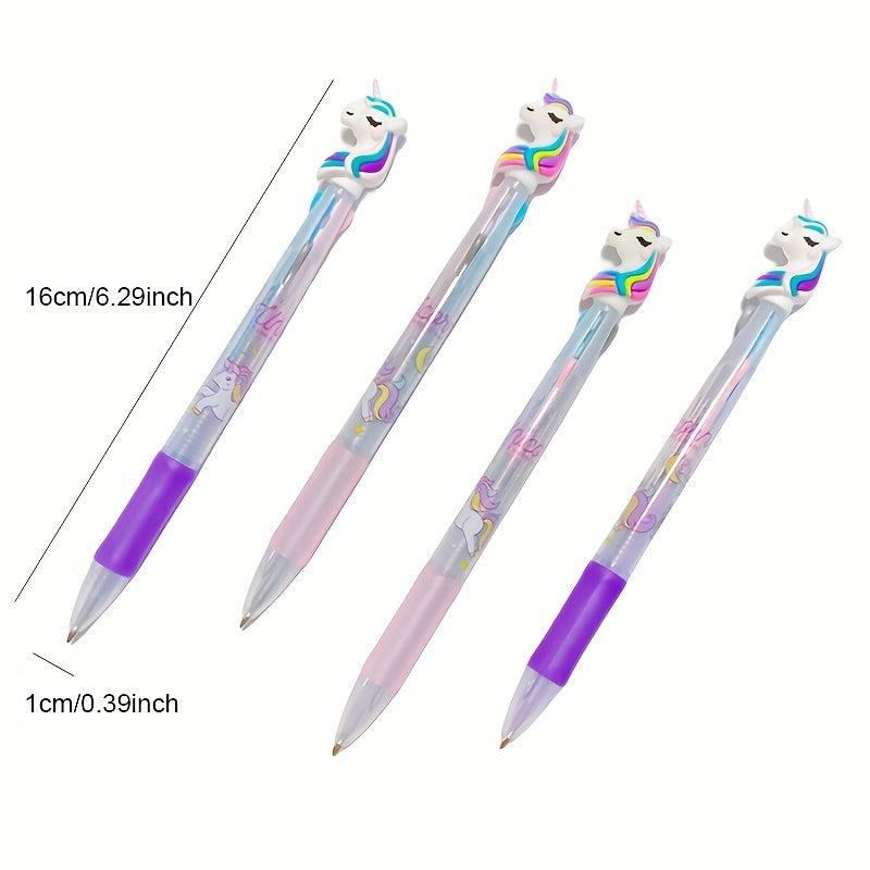 2pcs Magical Unicorn Ballpoint Pens - Perfect School & Office Gift