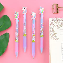 2pcs Magical Unicorn Ballpoint Pens - Perfect School & Office Gift