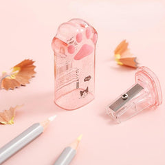 Cute Cat Paw Manual Pencil Sharpener for Home Office School