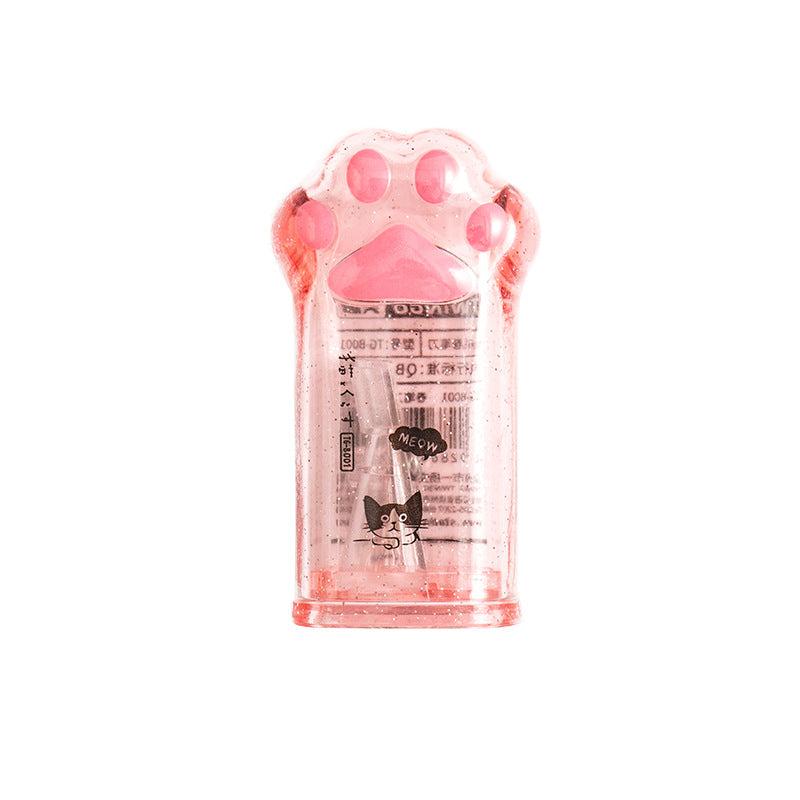 Cute Cat Paw Manual Pencil Sharpener for Home Office School