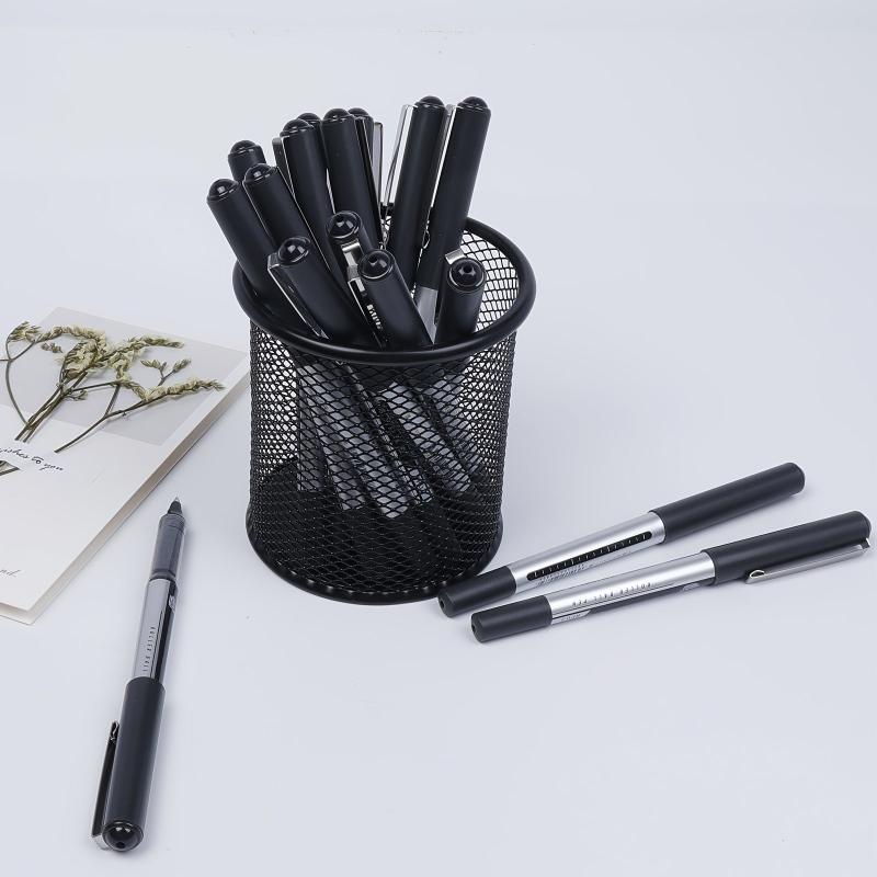 16Pcs Fine Point Rollerball Pens 0.5mm Gel Ink Extra Thin Tip Writing