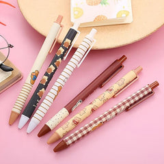 6pcs Gulu Bear 0.5mm Gel Pen Refills