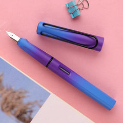 Gradient Fountain Pen For Boys And Girls Office Writing