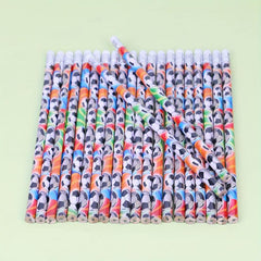 5pc Football Pattern Student Pencil Set