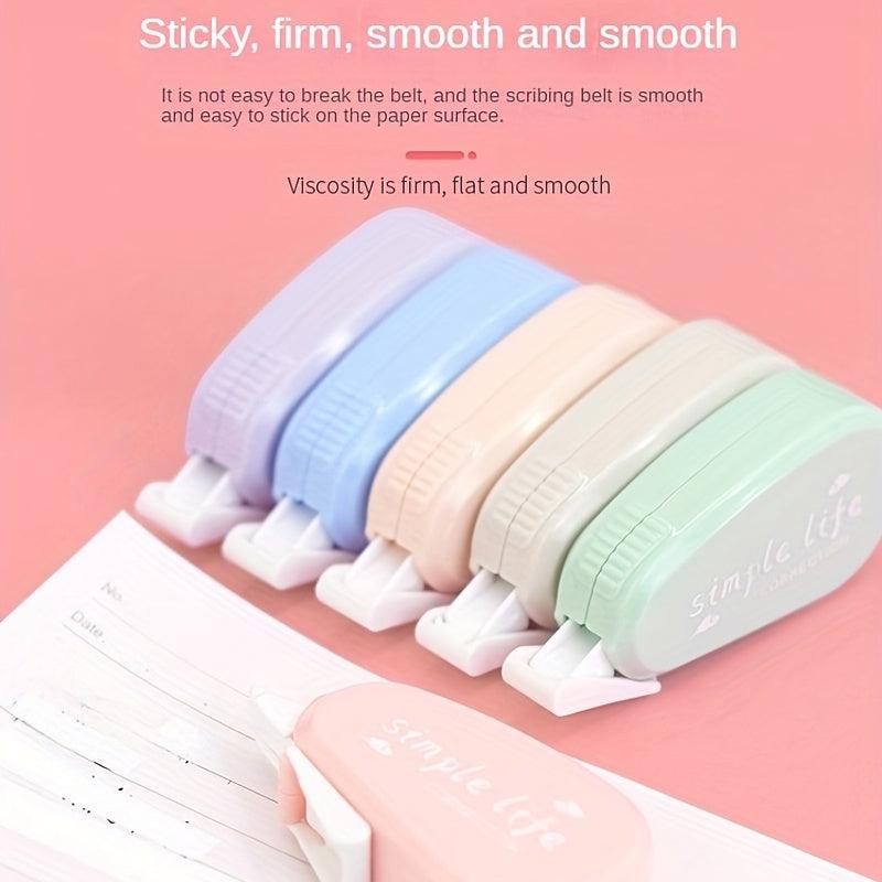 6 Mini Macaroon Correction Tape Set - 24 Meters - Office Stationery