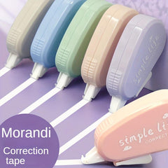 6 Mini Macaroon Correction Tape Set - 24 Meters - Office Stationery