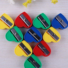 10pcs Love Pencil Sharpener - Cute School Supplies