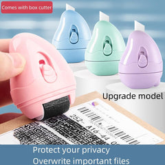 Confidentiality Seal Smear Roller - Protect Privacy