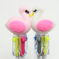 Flamingo Mini Ballpoint Pens Set of 4