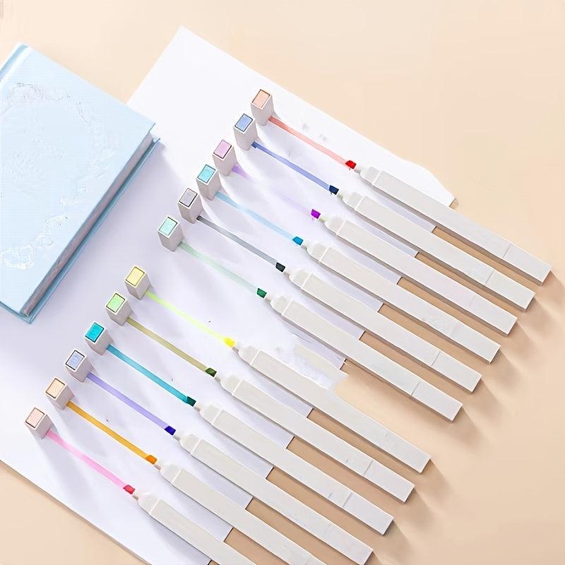 6pcs Double Headed Highlighter Markers in Bright Colors