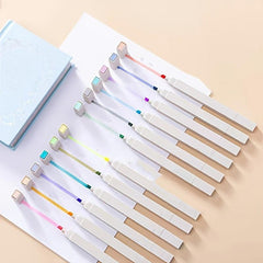 6pcs Double Headed Highlighter Markers in Bright Colors