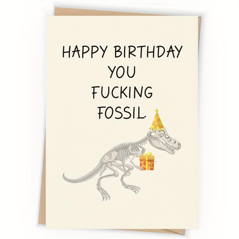Funny Happy Birthday Card For Him Husband Boyfriend Girlfriend Wife Men Women