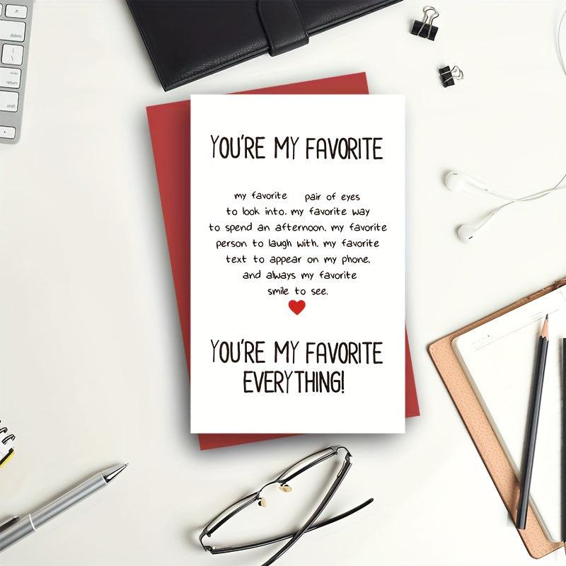 Funny Anniversary Card For Husband, Boyfriend - Love Valentines Christmas Card
