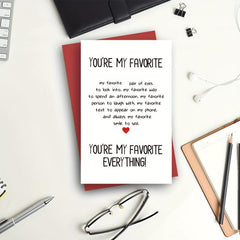 Funny Anniversary Card For Husband, Boyfriend - Love Valentines Christmas Card
