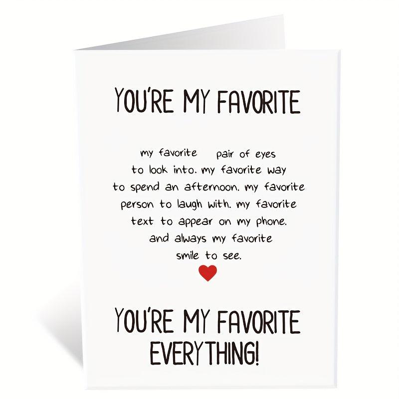 Funny Anniversary Card For Husband, Boyfriend - Love Valentines Christmas Card