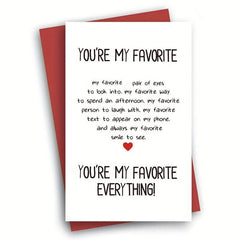 Funny Anniversary Card For Husband, Boyfriend - Love Valentines Christmas Card