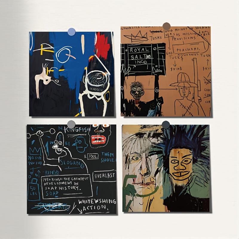 15Pcs Basquiat Art Poster Cards Dorm Bedroom Decor