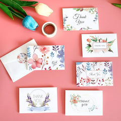 6Pcs Thank You Cards With Envelopes - Encouragement Cards