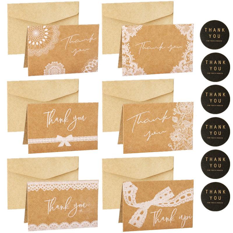 6Pcs Thank You Cards With Envelopes - Encouragement Cards