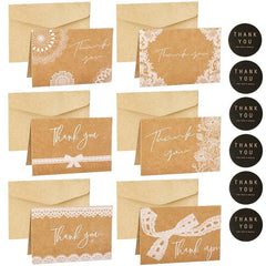 6Pcs Thank You Cards With Envelopes - Encouragement Cards