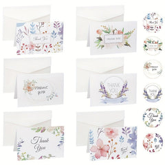 6Pcs Thank You Cards With Envelopes - Encouragement Cards