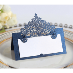 50 Lace Table Place Cards for Weddings and Events