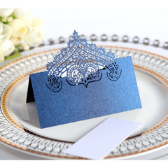 50 Lace Table Place Cards for Weddings and Events