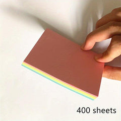 400 Student-Friendly Tearable Memo Stickers Sticky Notes Paper