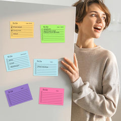 9pcs Fluorescent Planner Sticky Notes Office Notepad Word Book