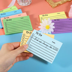 9pcs Fluorescent Planner Sticky Notes Office Notepad Word Book