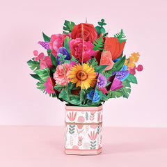 3D Sunflower Bouquet Pop Up Card 9x8 Inch Birthday Anniversary Greeting Card