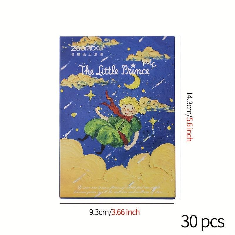 30 Pcs Little Prince Painting Postcard Hand-painted DIY Student Gift
