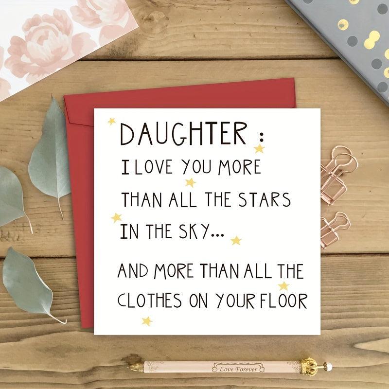 Daughter Birthday Card From Mom Dad Envelopes
