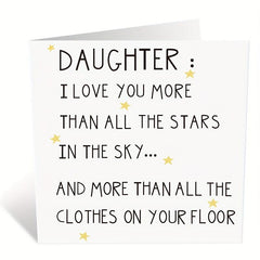 Daughter Birthday Card From Mom Dad Envelopes