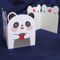 10pcs Animal Flower Gift Teacher Birthday Thank You Greeting Card