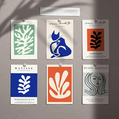 10pcs Abstract Art Posters for DIY Wall Decor