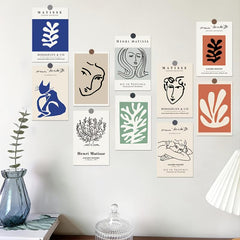 10pcs Abstract Art Posters for DIY Wall Decor