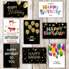 24PCS Birthday Card With 24 Envelopes