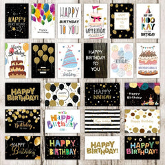 24PCS Birthday Card With 24 Envelopes