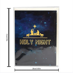 3D Christmas Card - Festive Holiday Greeting Card