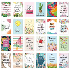 72pcs Inspirational Encouragement Message Note Cards