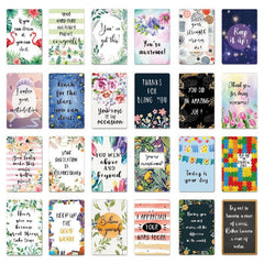 72pcs Inspirational Encouragement Message Note Cards